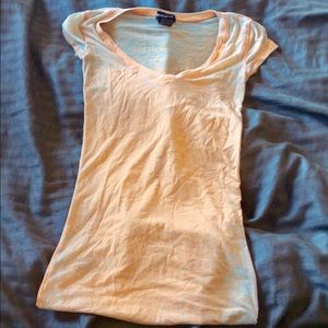 Neon orange Wet Seal SL top