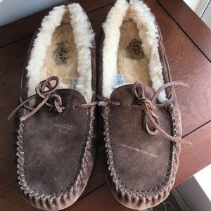 Ugg loafers. Chocolate brown