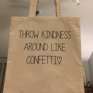 Throw kindness around ❤ tote bag.
