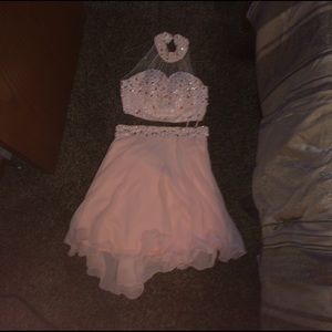 Pink Homecoming Dress (Size 4)