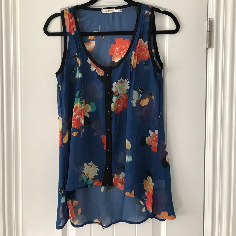 Floral tank top