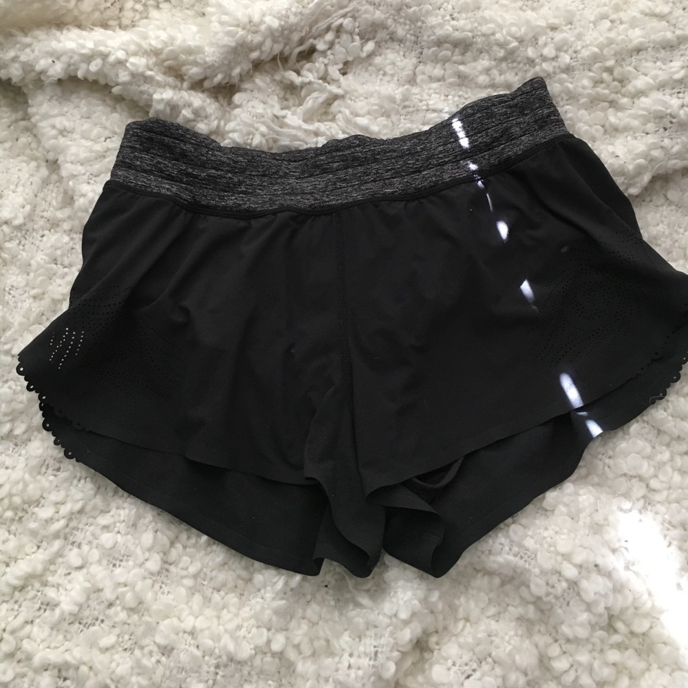 Lululemon butterfly running shorts
