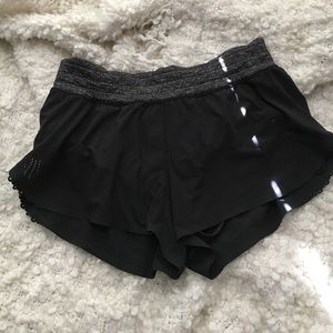 Lululemon butterfly running shorts