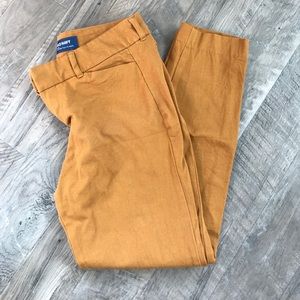 Mustard colored Pixie pants