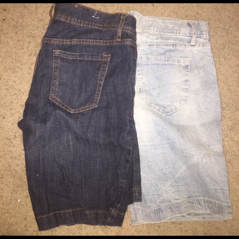 Two jean capris