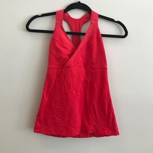 Lululemon V neck Tank - Red