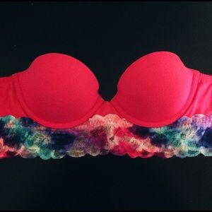 VS Pink Strapless Bra