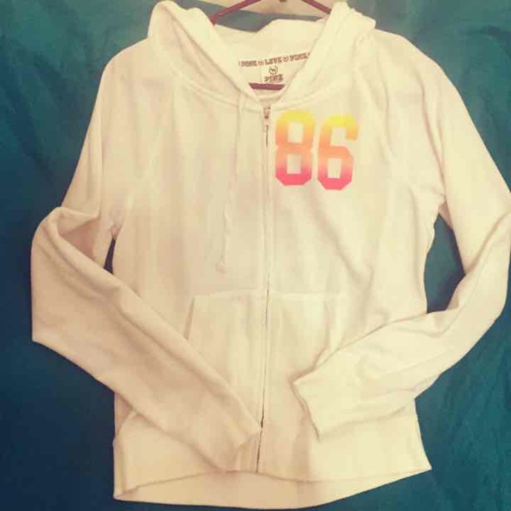 Pink Hoodie zip up jacket