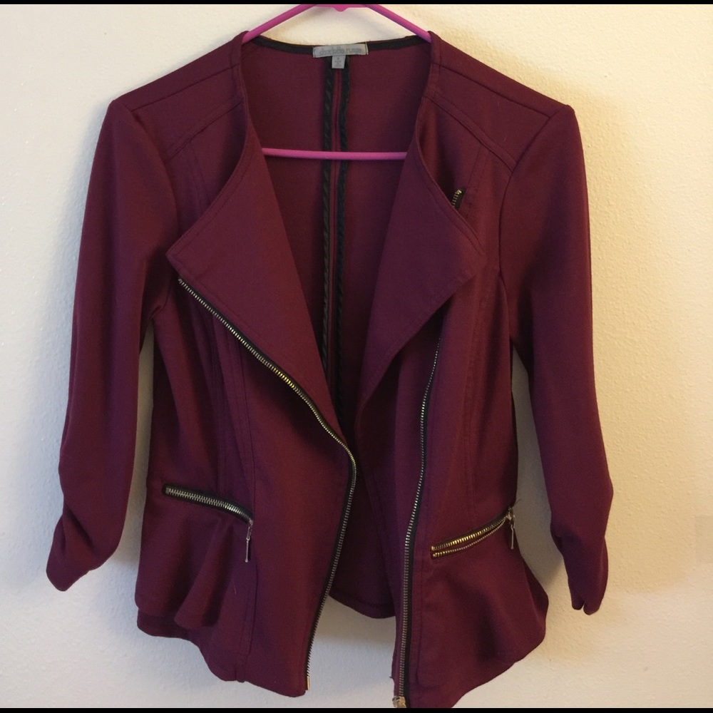 Dressy moto jacket: sold on a different site