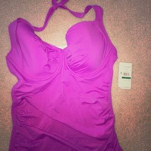 New with tags- Tommy Bahama tankini. Size L (D/DD)