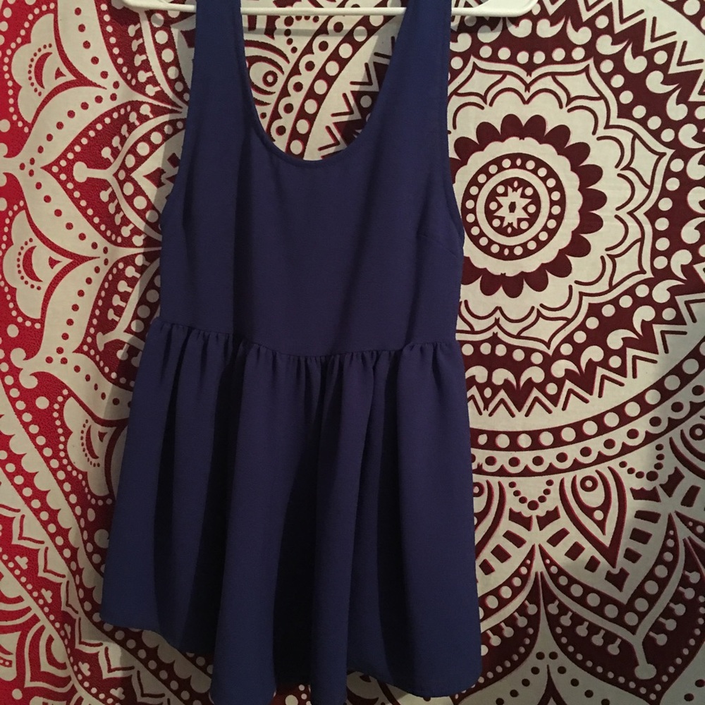 Royal blue romper