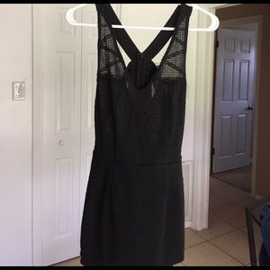 Free People Black Romper