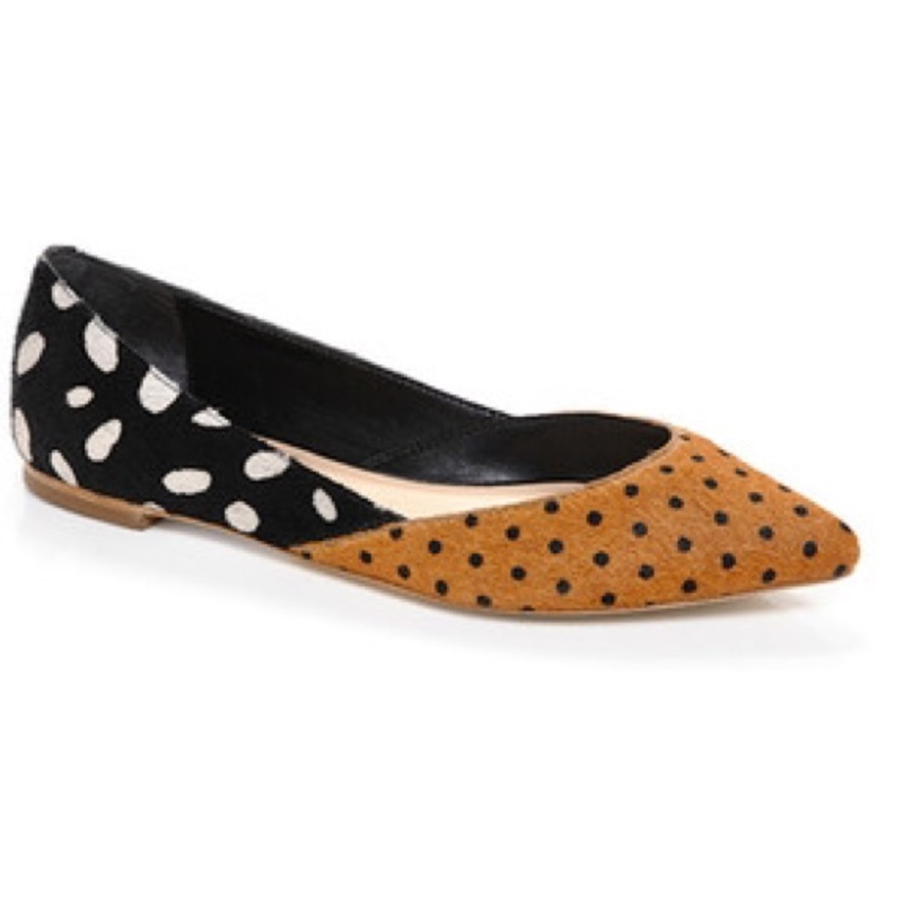 Loeffler Randall Flats Dot/Dalmation Haircalf