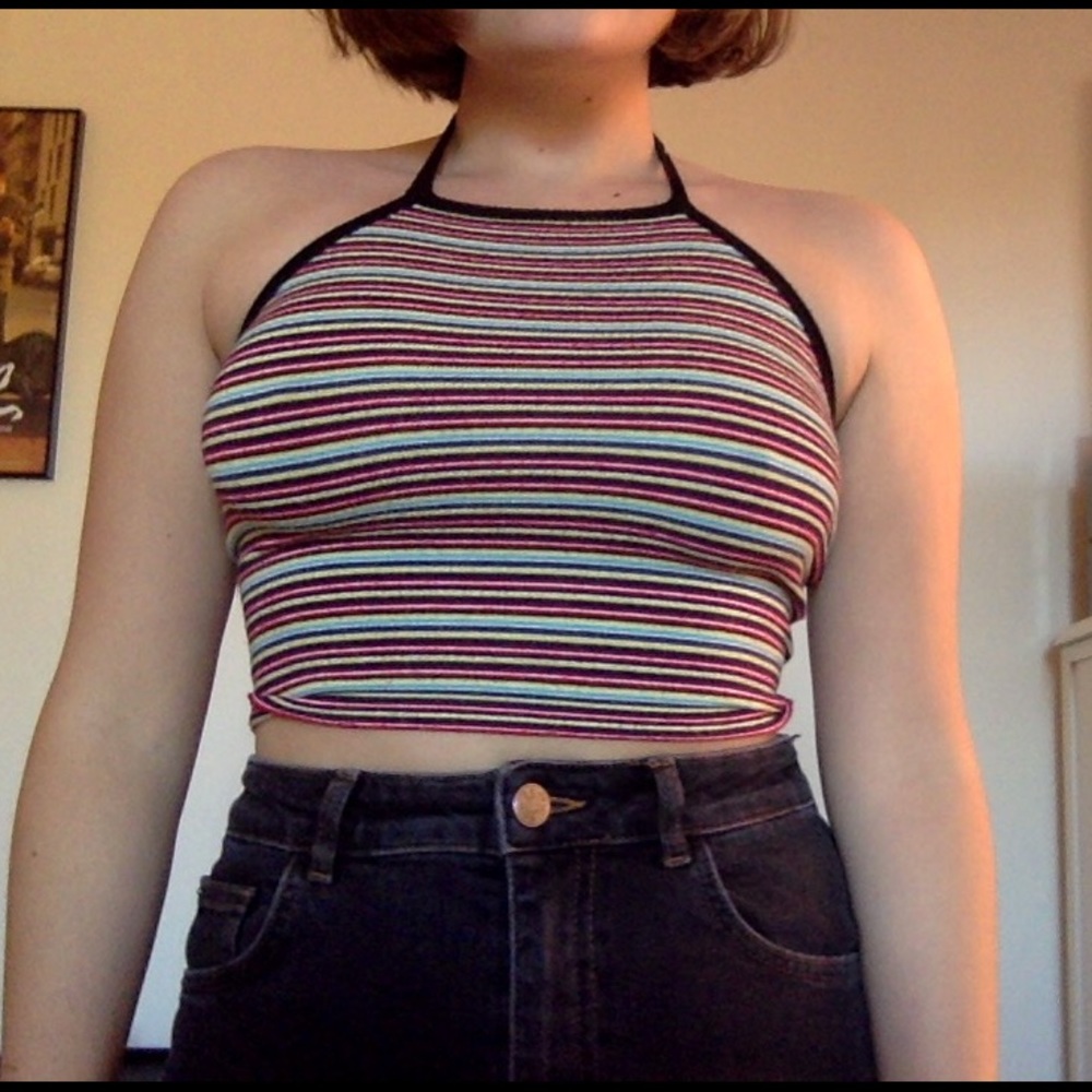 Brandy Melville Cropped Halter Top
