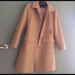 Wool camel coat by Moda international