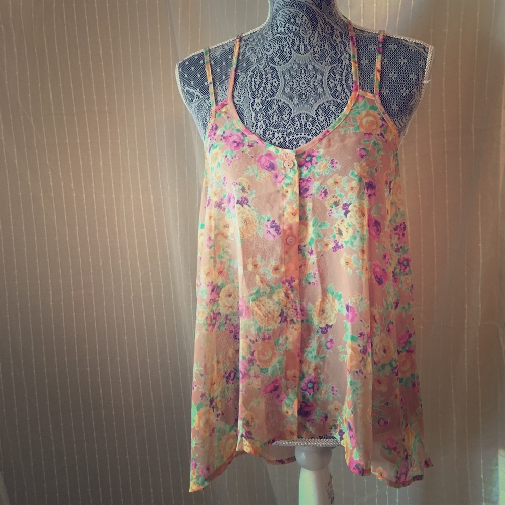 Lush floral cami