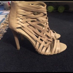 Nude strap heels- Jessica Simpson