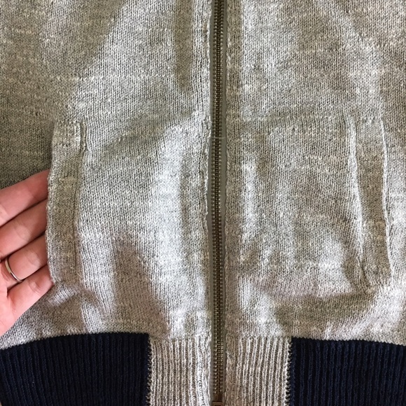 •SOLD• Boys J Crew Cuts Zipper Cardigan With Pocke - Picture 5 of 7