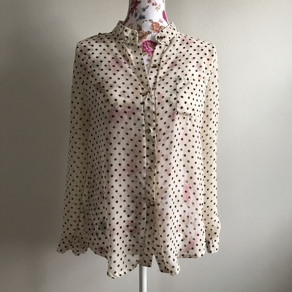 Polka Dotted Blouse