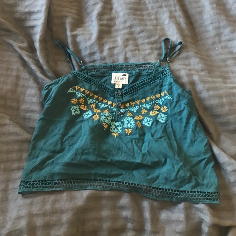 L.A. Hearts crop tank