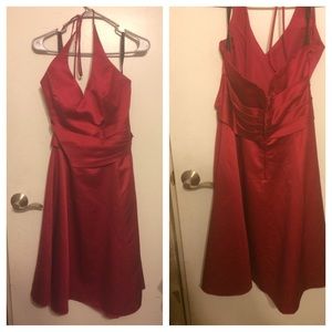 Red dress. Size 14.