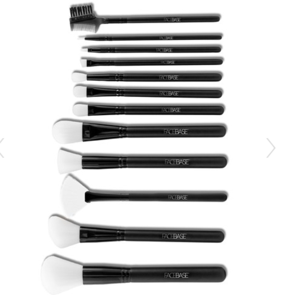FACEBASE hard case and brush set.