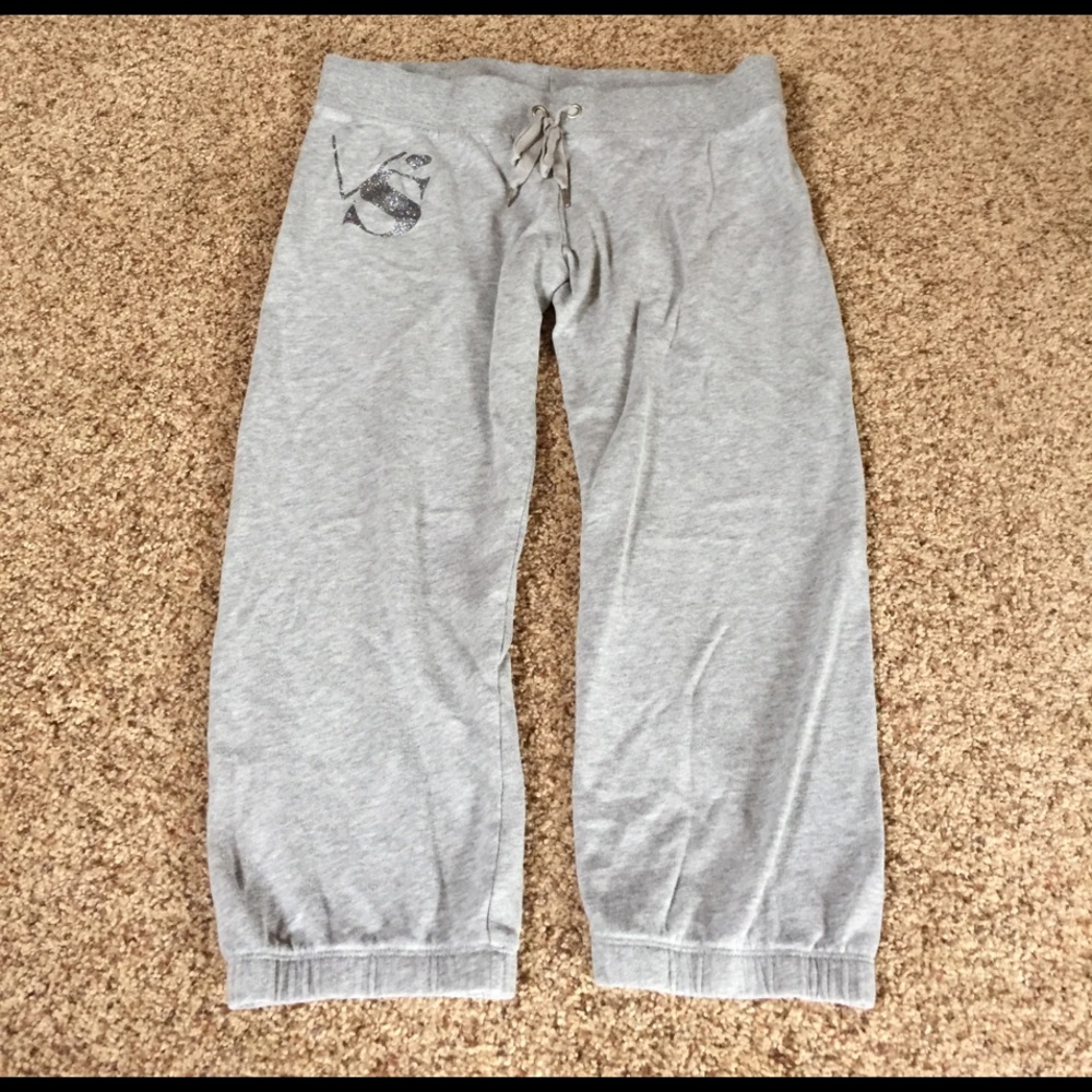 Victoria's Secret Capri Sweatpants- cinched leg
