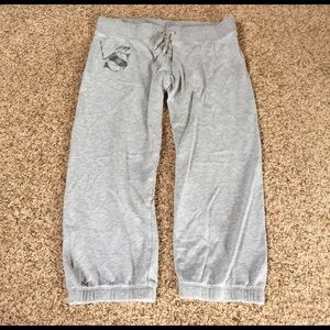 Victoria's Secret Capri Sweatpants- cinched leg