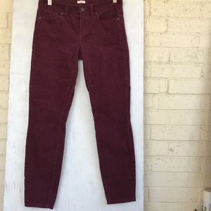 JCrew Factory skinny cords
