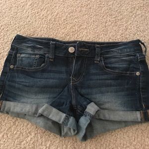 Express jean shorts worn once!!! Size 0