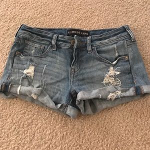 Express shorts size 0