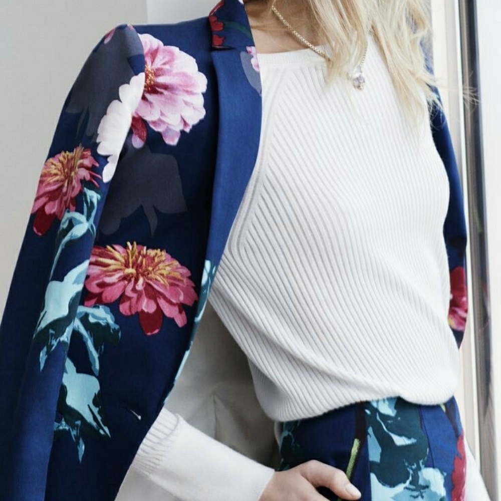 Floral Blazer