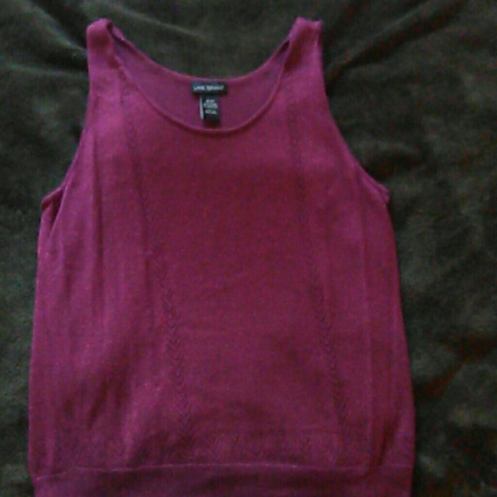Lane Bryant sleeveless sweater