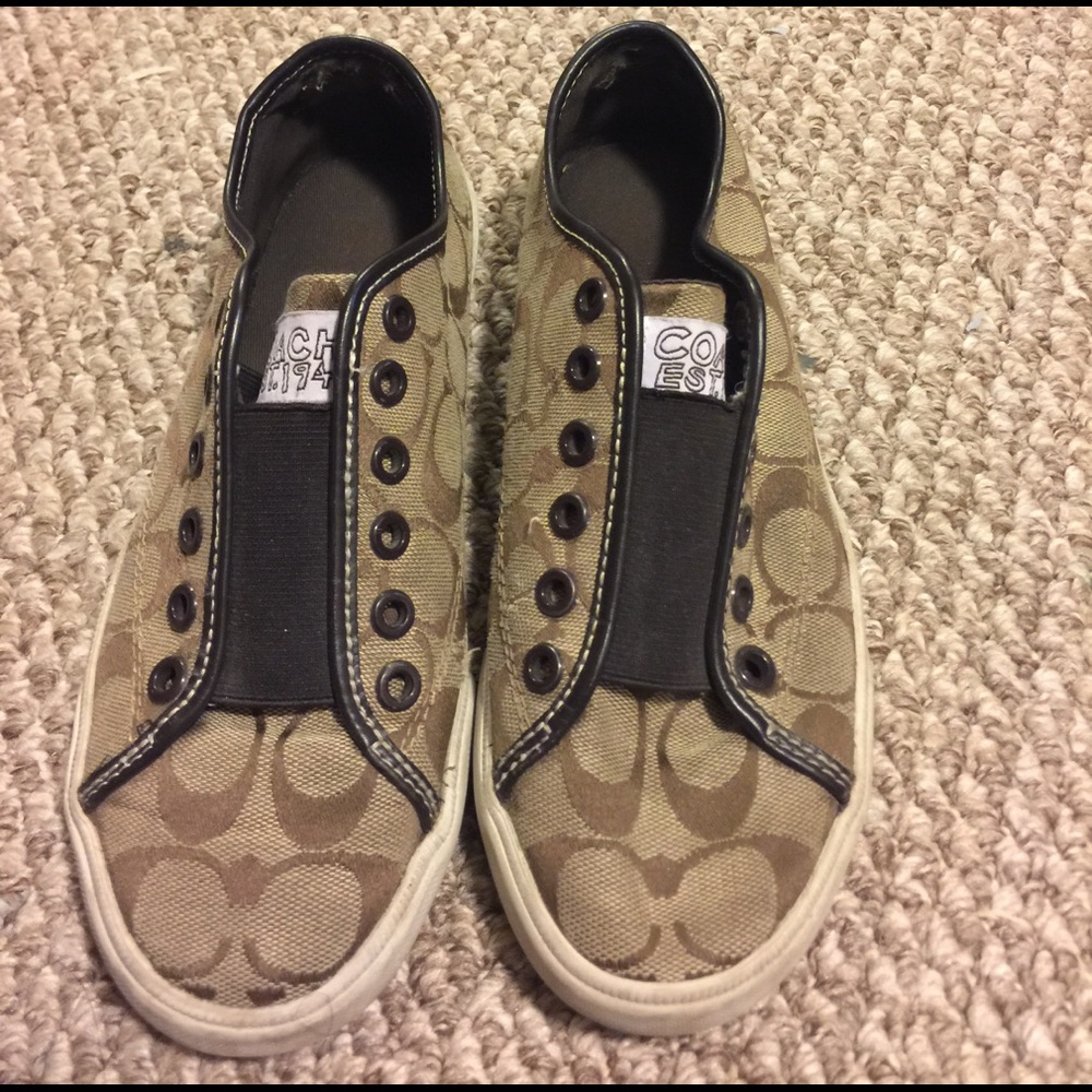 Coach slip on sneakers
