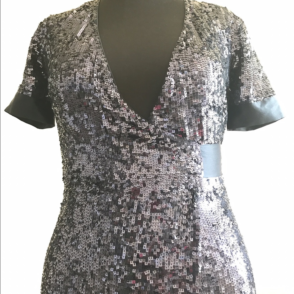 Diane von Furstenberg 'Veruca' Sequin Wrap Dress