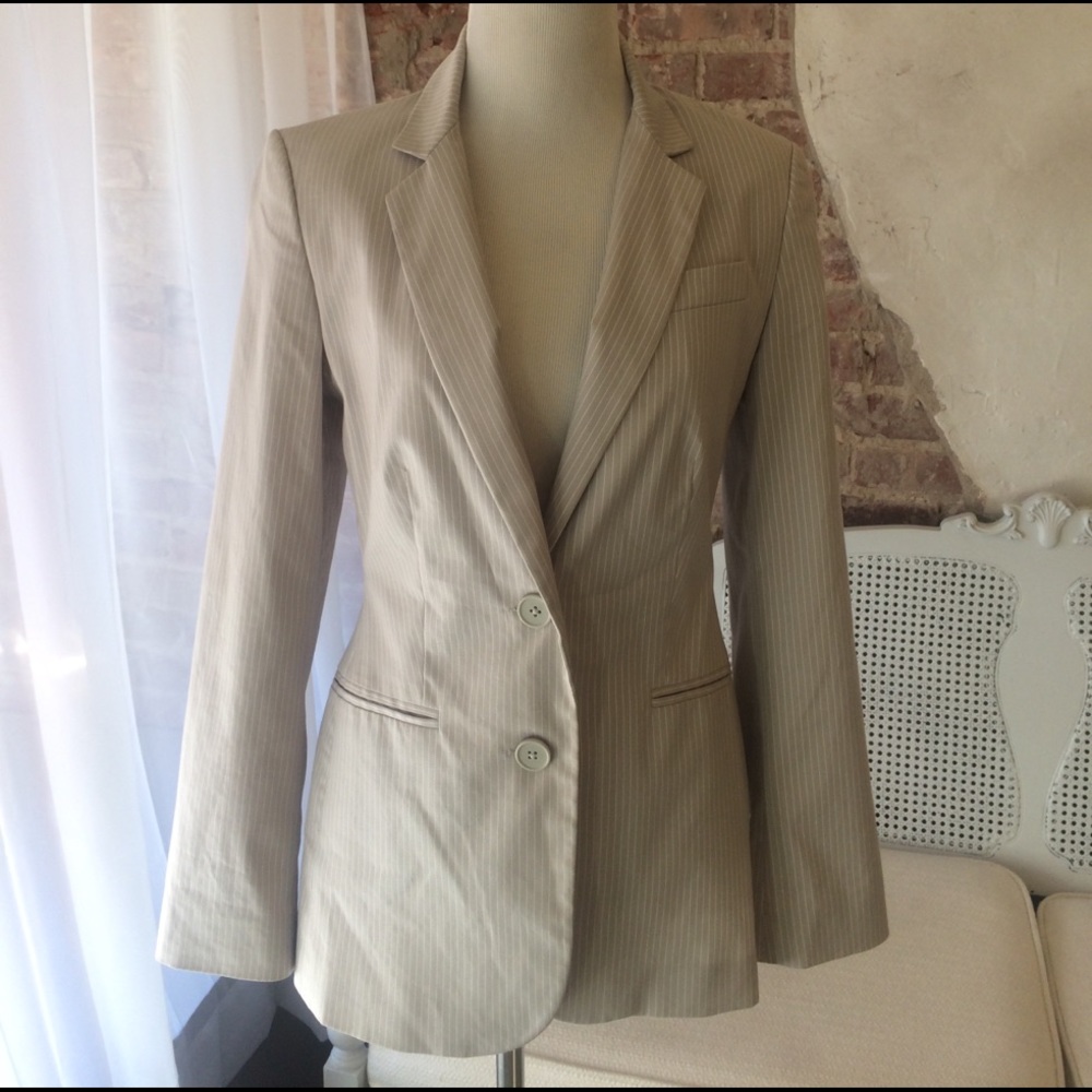 Express Light Grey Blazer