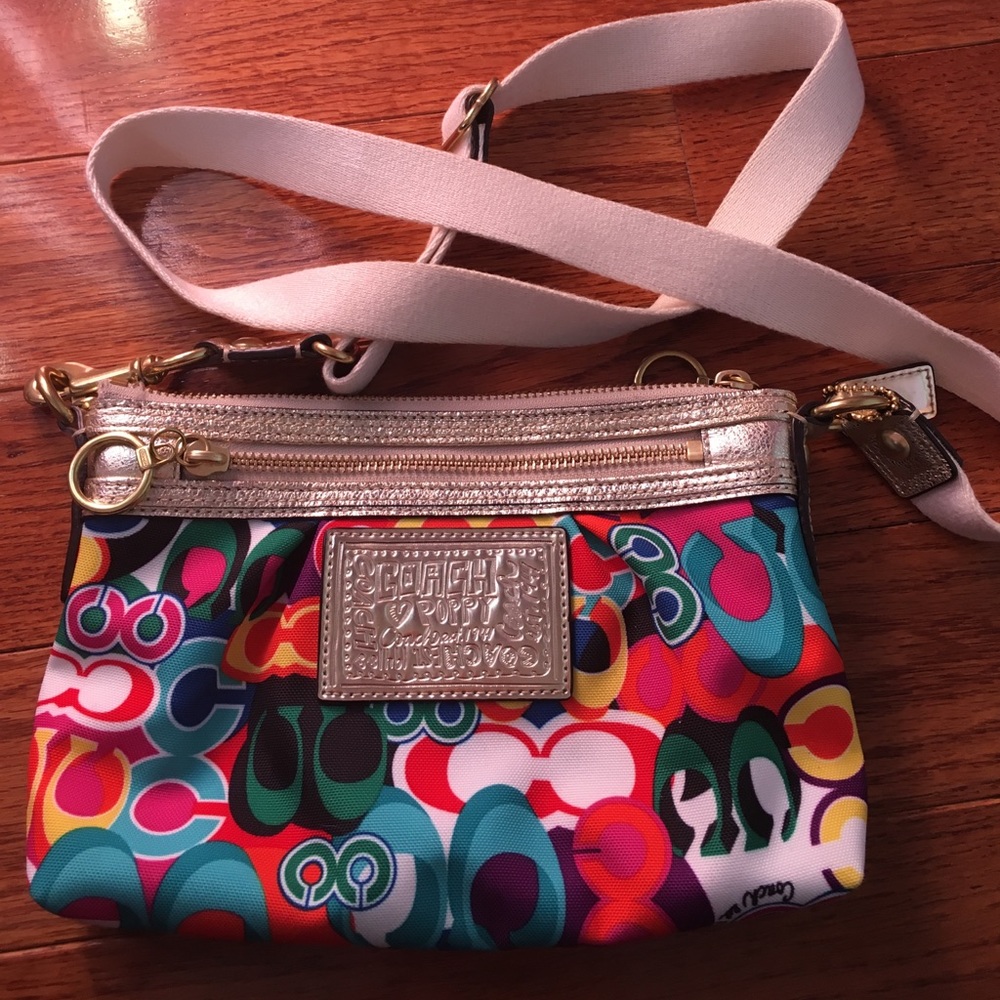 *SALE* Coach Poppy Collection MULTI CROSSBODY