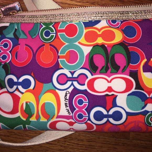 *SALE* Coach Poppy Collection MULTI CROSSBODY - Picture 5 of 5