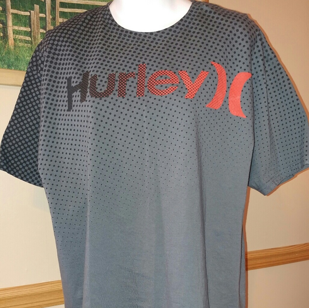 Men's Hurley gray T-shirt size Large