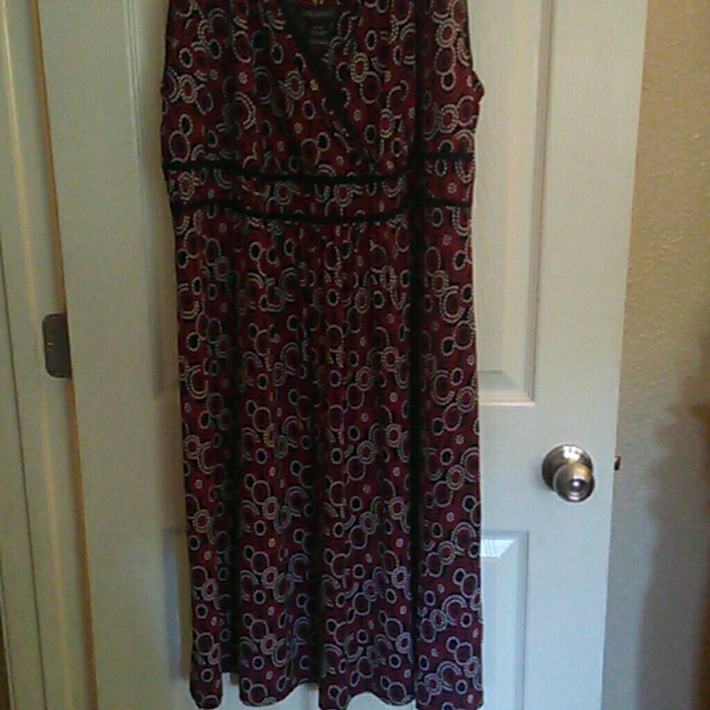 Lane Bryant patterned dress