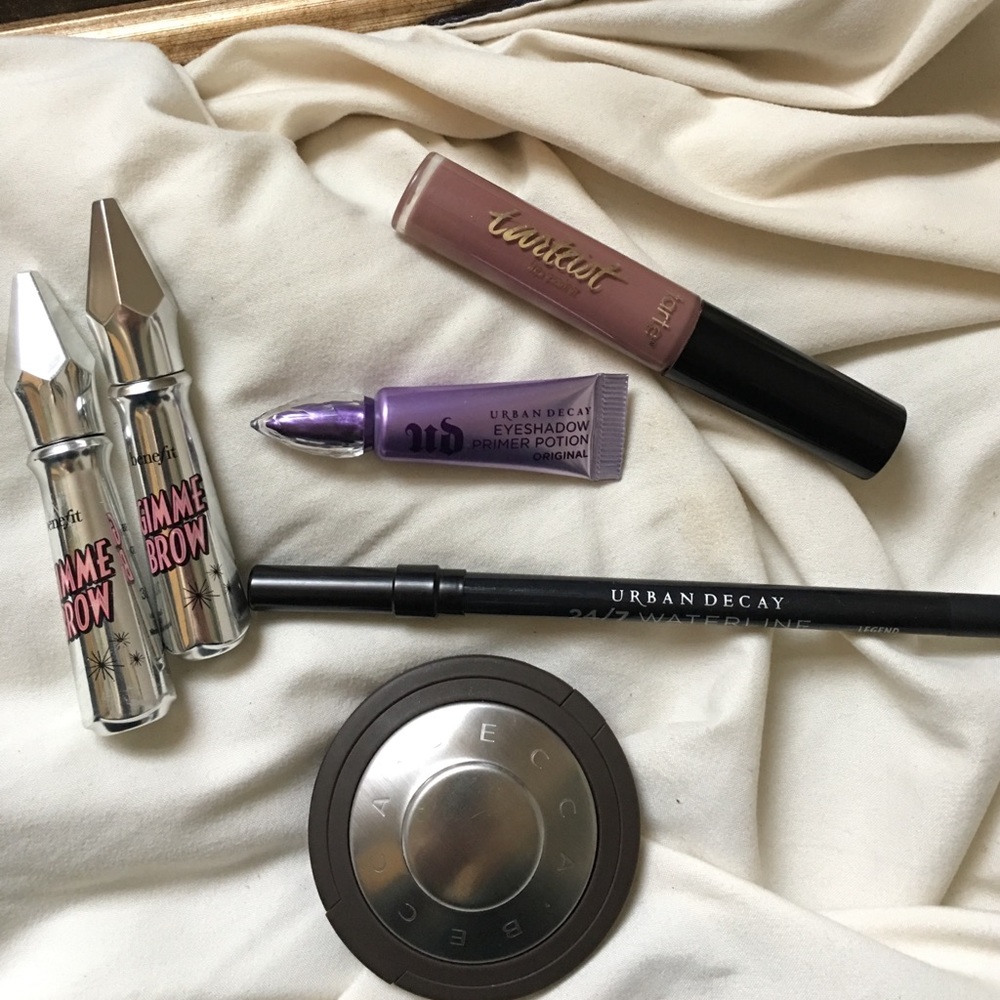 benefit, tarte, urban decay, & becca