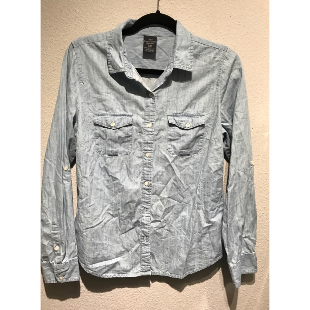 Denim polo