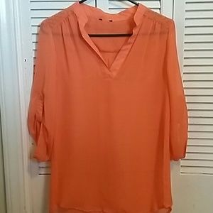 Juniors 3/4 sleeve blouse