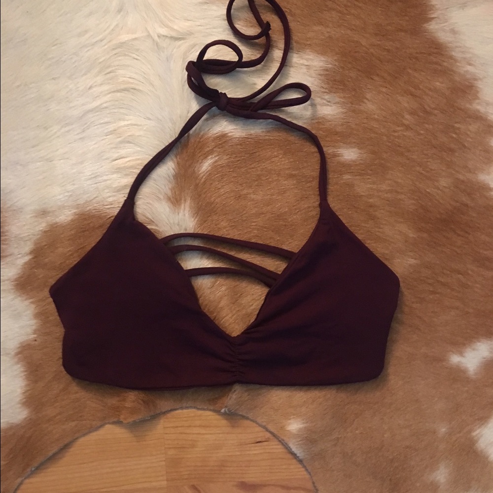 Plum Bikini Top