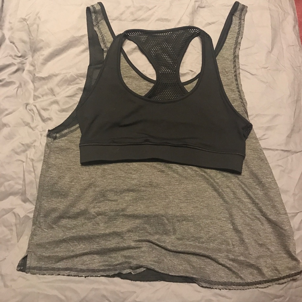 Hurley/Nike double layer exercise tank