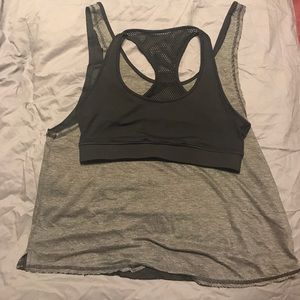 Hurley/Nike double layer exercise tank