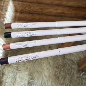 SWATCHED colourpop gel liners