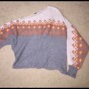 Free people off the shoulder sweater