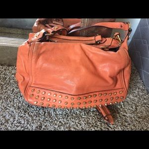 Orange bag, long strap