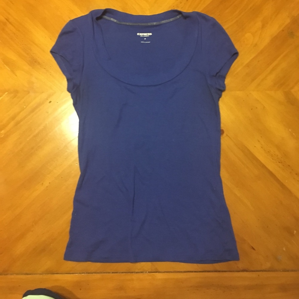EXPRESS basic royal blue top ✔️